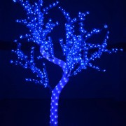 Светодиодное дерево из акрила, 1.8 м., синий